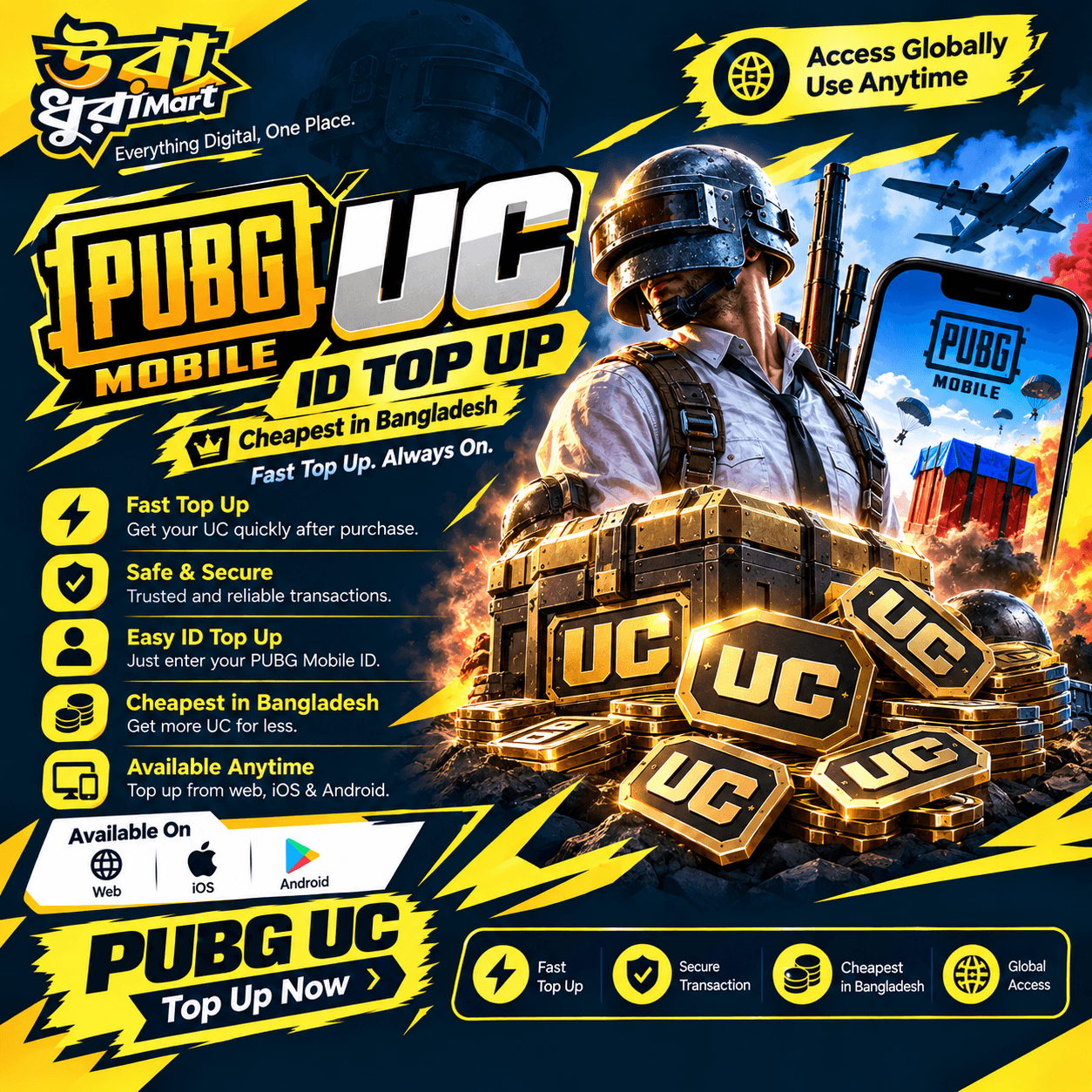 Pubg Mobile - UC (ID Top-Up) product image 1